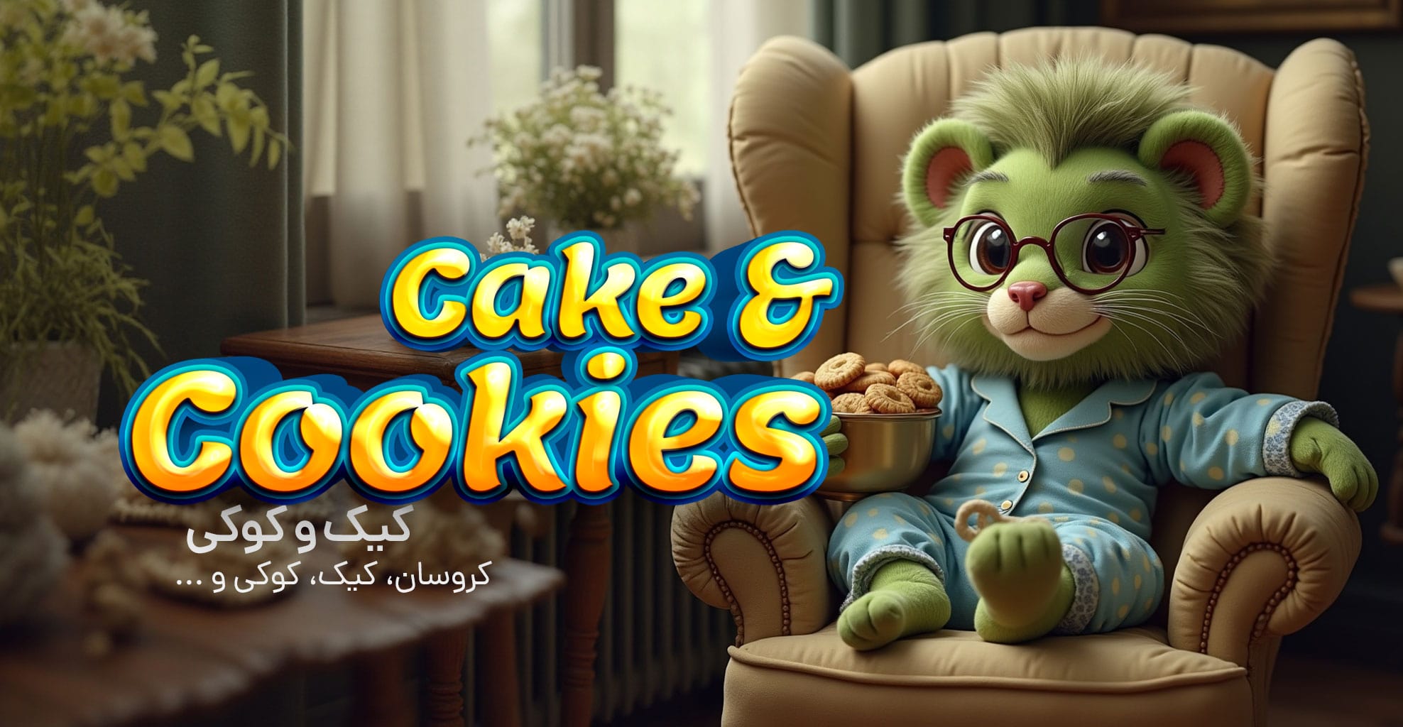 بنر کیک و کوکی سفارش آنلابن