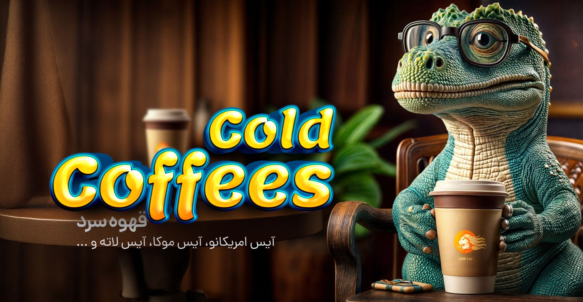 بنر قهوه سرد سفارش آنلاین