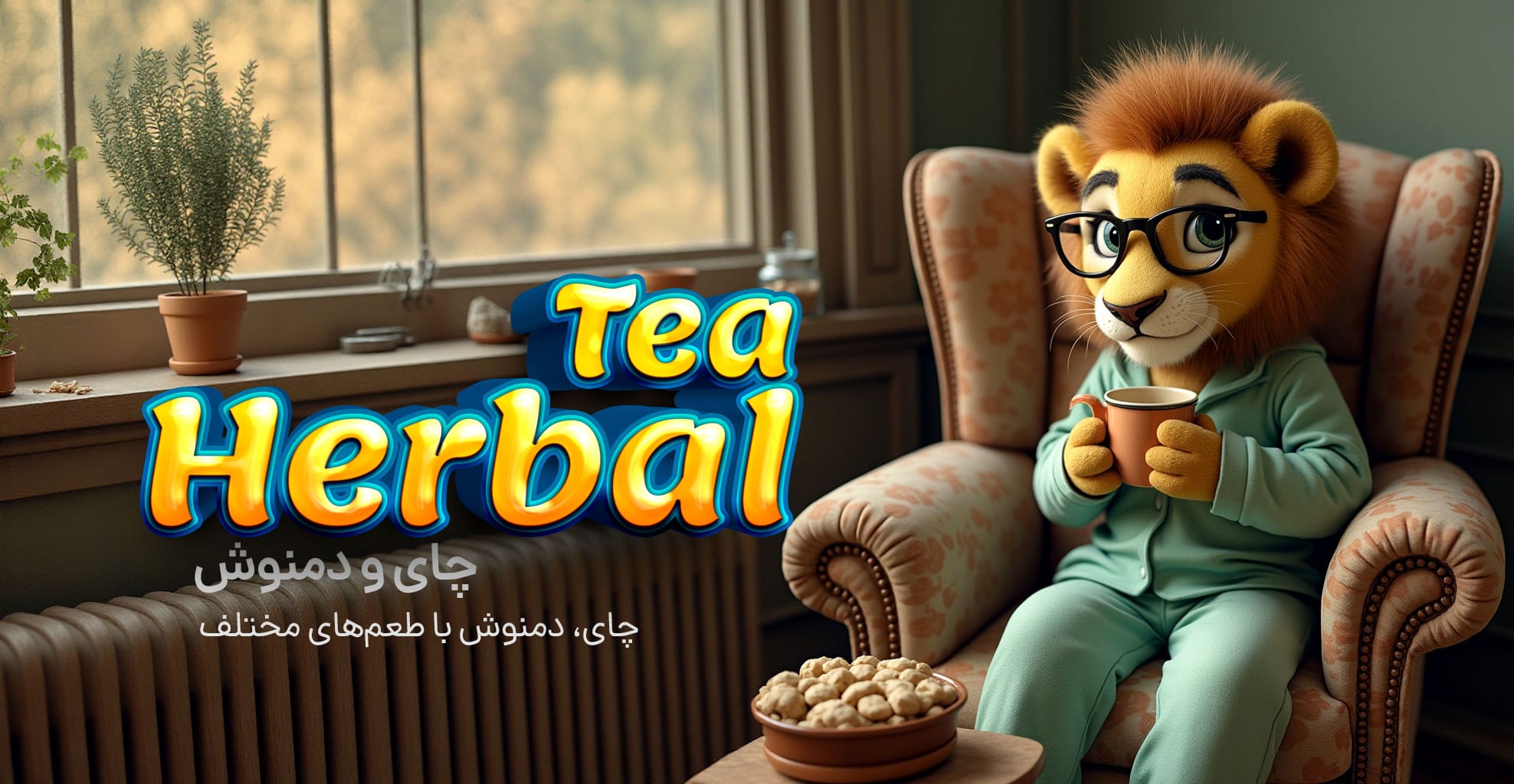 بنر چای و دمنوش سفارش آنلاین